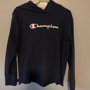 Navy champion hoodie